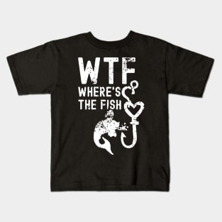 WTF where's the fish Kids T-Shirt